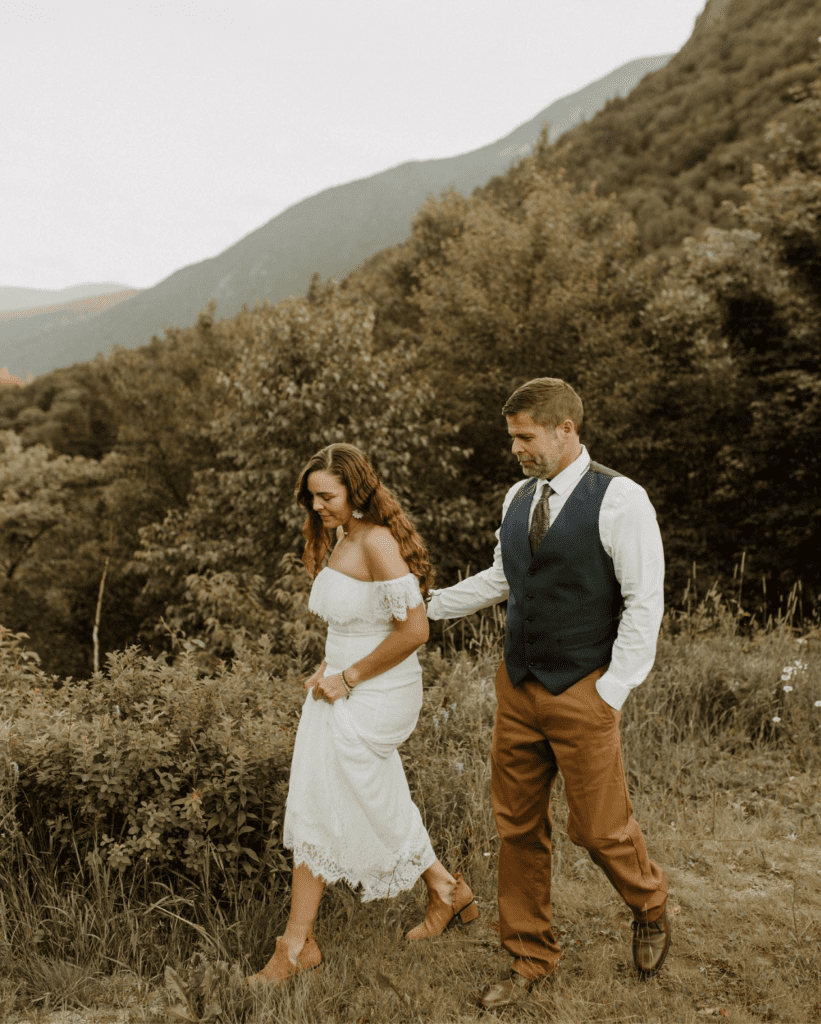 Crawford Notch, white mountain new hampshire elopement