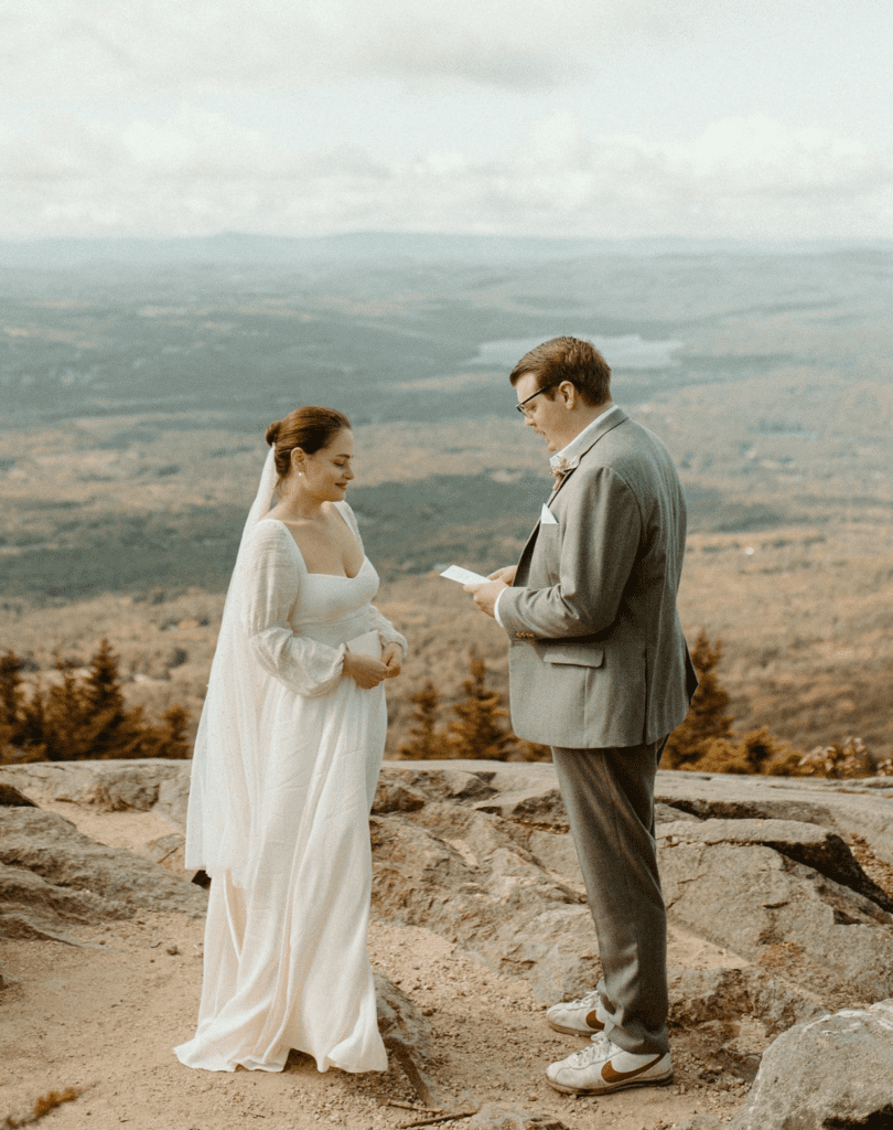 Mount Kearsarge, Sutton NH Elopement